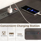 IRONCK 63'' TV Stand Charging