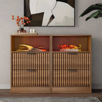 LED Nightstands with Charging Station