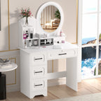 Vanity Table with Mirror & Lights