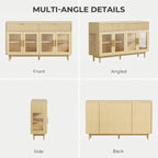 IRONCK Buffet Cabinet with Glass Door